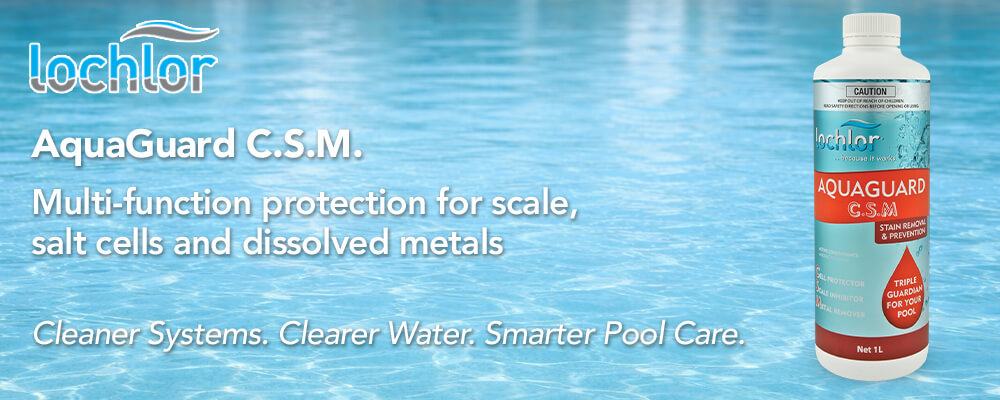 Multi-function scale, salt cell and metal protection for pools
