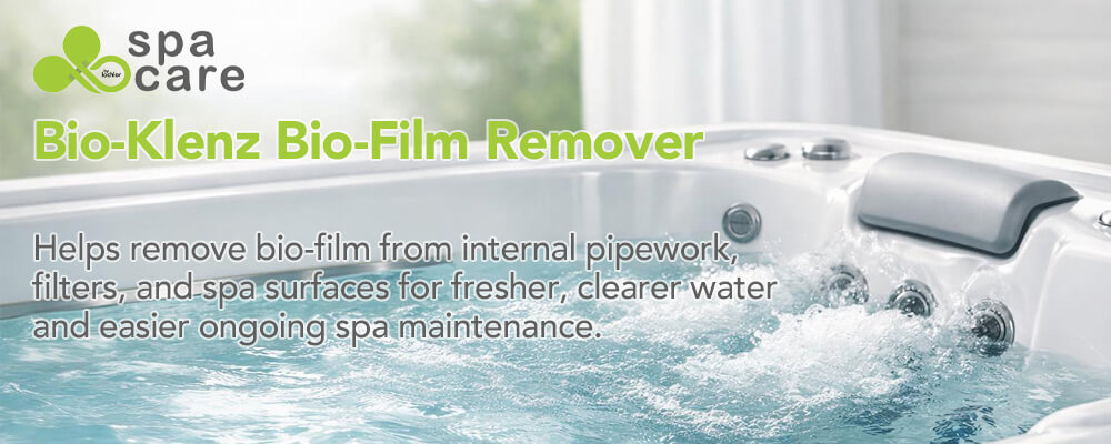 Cleaner spa system care for fresher, clearer, easier-to-manage water