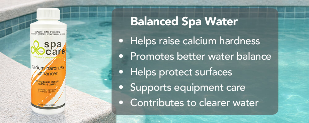 Balanced Calcium Hardness for Spa Water
