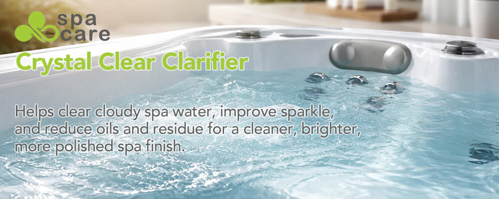 Clearer, brighter spa water with restored sparkle