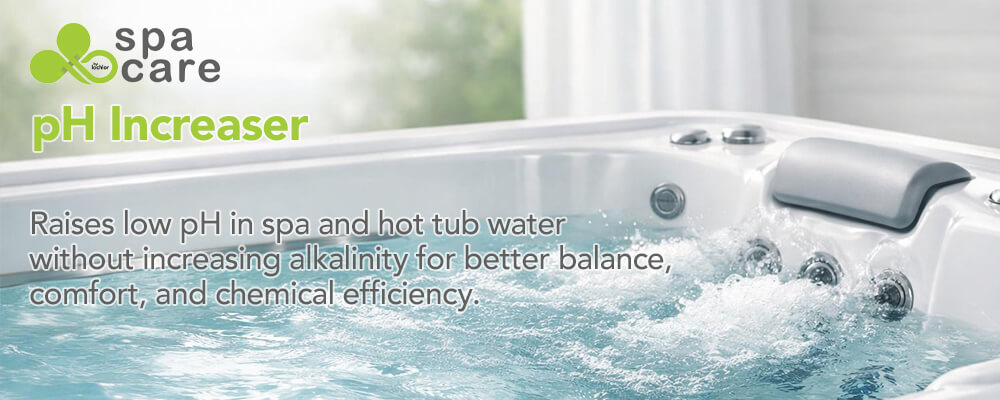 Balanced spa water with correctly adjusted pH for comfort and efficiency