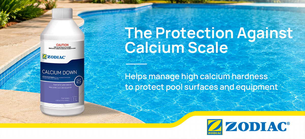 Zodiac Calcium Down for scale and calcium hardness control
