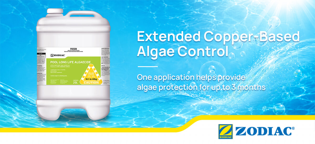 Zodiac Pool Long Life Algaecide for extended algae prevention and winter pool care
