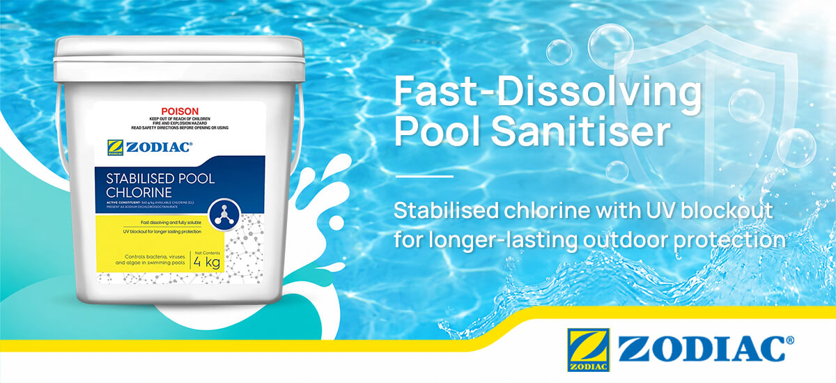Zodiac Dichlor Stabilised Pool Chlorine for everyday pool sanitising