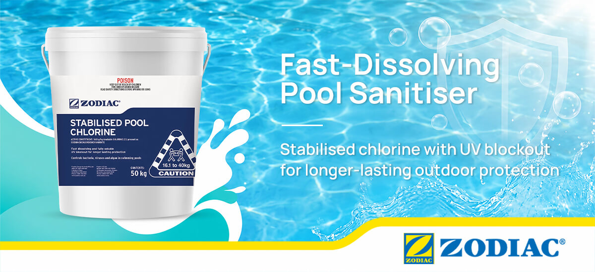 Zodiac Dichlor Stabilised Pool Chlorine for everyday pool sanitising