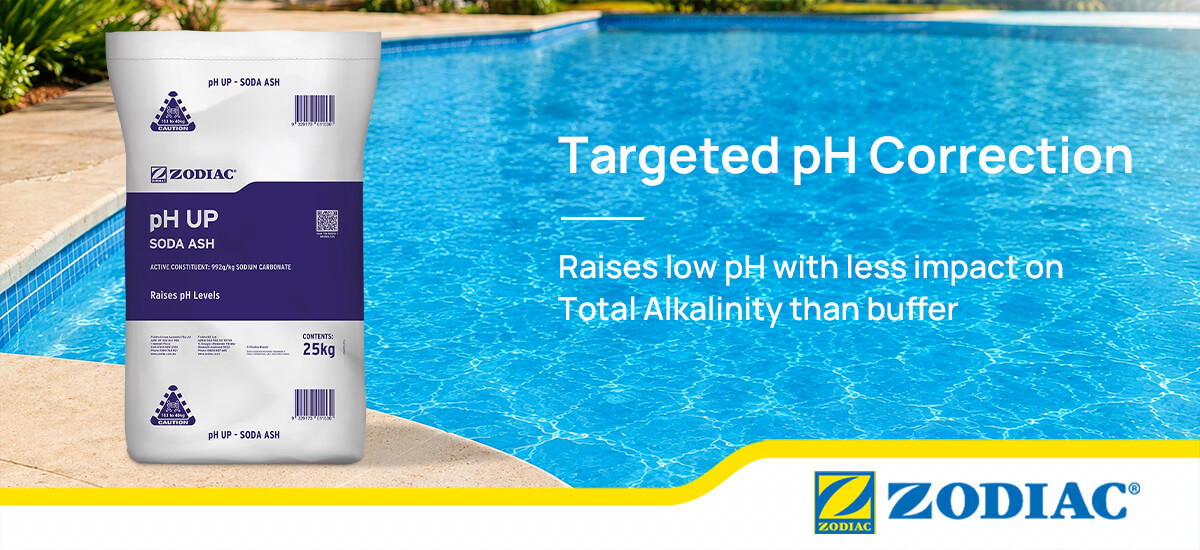 Zodiac pH Up soda ash for raising low pool pH