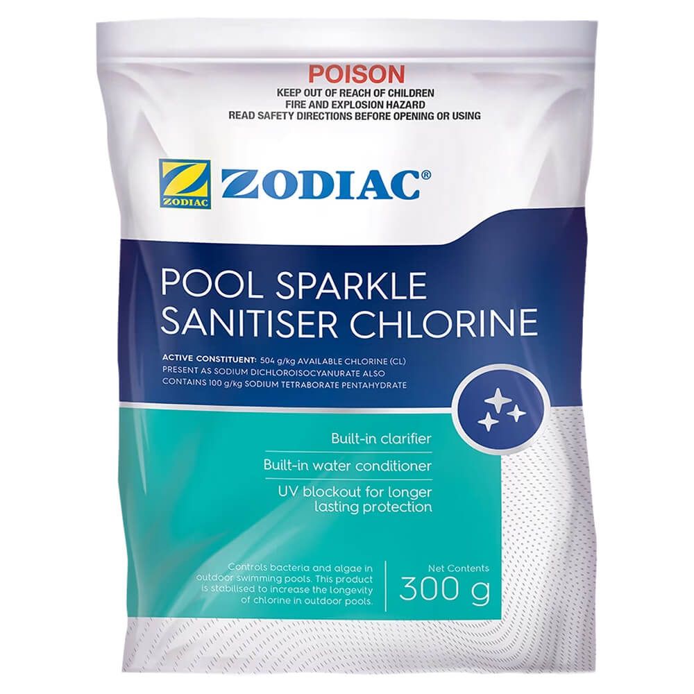 Zodiac Pool Sparkle Sanitiser Chlorine 300g