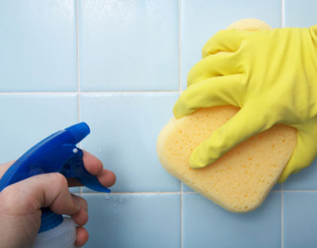 Cleaning pool tiles - Pool and Spa Warehouse 